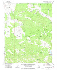 Download a high-resolution, GPS-compatible USGS topo map for Water Canyon Peak, UT (1977 edition)