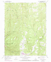 Download a high-resolution, GPS-compatible USGS topo map for Water Hollow Ridge, UT (1985 edition)