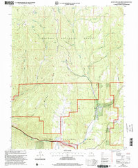 Download a high-resolution, GPS-compatible USGS topo map for Water Hollow Ridge, UT (2003 edition)