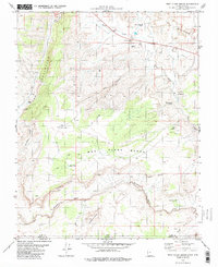 Download a high-resolution, GPS-compatible USGS topo map for West Clark Bench, UT (1982 edition)