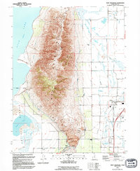 Download a high-resolution, GPS-compatible USGS topo map for West Mountain, UT (1994 edition)
