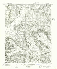Download a high-resolution, GPS-compatible USGS topo map for Westwater 4 SE, UT (1956 edition)