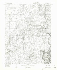 Download a high-resolution, GPS-compatible USGS topo map for Westwater 4 SW, UT (1954 edition)