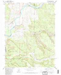 Download a high-resolution, GPS-compatible USGS topo map for Westwater, UT (1986 edition)