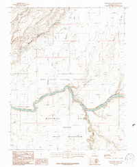 Download a high-resolution, GPS-compatible USGS topo map for Whirlwind Draw, UT (1987 edition)
