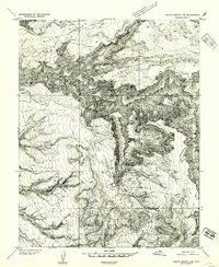 Download a high-resolution, GPS-compatible USGS topo map for White Canyon 1 SE, UT (1954 edition)
