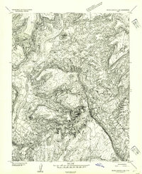 Download a high-resolution, GPS-compatible USGS topo map for White Canyon 3 NW, UT (1954 edition)