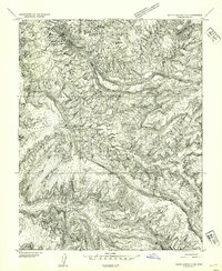 Download a high-resolution, GPS-compatible USGS topo map for White Canyon 3 SE, UT (1954 edition)