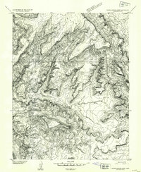 Download a high-resolution, GPS-compatible USGS topo map for White Canyon 4 SW, UT (1954 edition)