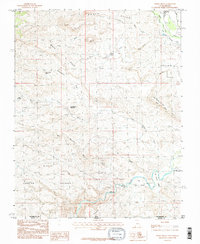 Download a high-resolution, GPS-compatible USGS topo map for White Hills, UT (1987 edition)
