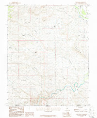 Download a high-resolution, GPS-compatible USGS topo map for White Hills, UT (1987 edition)