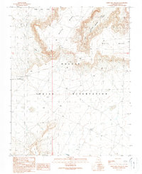 Download a high-resolution, GPS-compatible USGS topo map for White Mesa Village SE, UT (1989 edition)