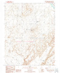 Download a high-resolution, GPS-compatible USGS topo map for White Mesa Village, UT (1989 edition)