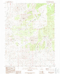 Download a high-resolution, GPS-compatible USGS topo map for White Mountain, UT (1989 edition)