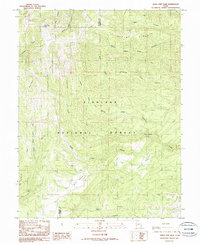 preview thumbnail of historical topo map of Sevier County, UT in 1986