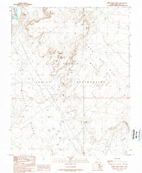 Download a high-resolution, GPS-compatible USGS topo map for White Rock Point, UT (1989 edition)