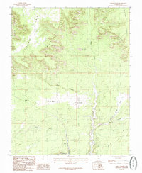 Download a high-resolution, GPS-compatible USGS topo map for White Tower, UT (1985 edition)