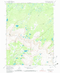 Download a high-resolution, GPS-compatible USGS topo map for Whiterocks Lake, UT (1983 edition)