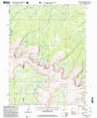 Download a high-resolution, GPS-compatible USGS topo map for Whiterocks Lake, UT (1999 edition)