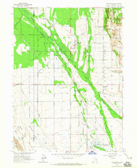 Download a high-resolution, GPS-compatible USGS topo map for Whiterocks, UT (1965 edition)