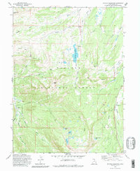 Download a high-resolution, GPS-compatible USGS topo map for Whitney Reservoir, UT (1980 edition)