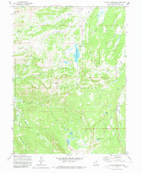Download a high-resolution, GPS-compatible USGS topo map for Whitney Reservoir, UT (1980 edition)
