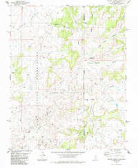 Download a high-resolution, GPS-compatible USGS topo map for Wickiup Canyon, UT (1985 edition)