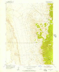 Download a high-resolution, GPS-compatible USGS topo map for Wig Mtn NE, UT (1957 edition)