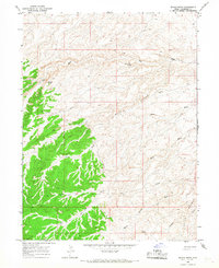 Download a high-resolution, GPS-compatible USGS topo map for Wilkin Ridge, UT (1967 edition)