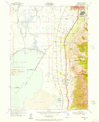 1955 Map of Willard, 1956 Print