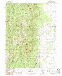 Download a high-resolution, GPS-compatible USGS topo map for Williams Peak, UT (1985 edition)