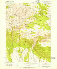 Download a high-resolution, GPS-compatible USGS topo map for Willow Creek Butte, UT (1953 edition)