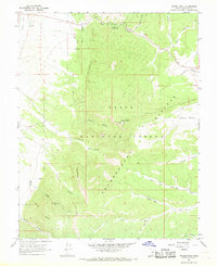 Download a high-resolution, GPS-compatible USGS topo map for Wilson Peak, UT (1968 edition)