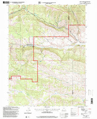 Download a high-resolution, GPS-compatible USGS topo map for Wolf Creek, UT (2000 edition)