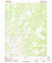 Download a high-resolution, GPS-compatible USGS topo map for Wolf Flat, UT (1985 edition)