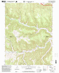 Download a high-resolution, GPS-compatible USGS topo map for Wood Canyon, UT (1999 edition)