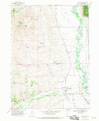 Download a high-resolution, GPS-compatible USGS topo map for Woodruff, UT (1970 edition)