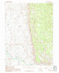 Download a high-resolution, GPS-compatible USGS topo map for Woodside, UT (1985 edition)