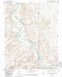 Download a high-resolution, GPS-compatible USGS topo map for Yellow Rock Point East, UT (1985 edition)