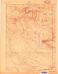 1885 Map of Ashley