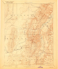1885 Map of Beaver, 1921 Print