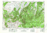 1953 Map of Beryl Junction, UT, 1973 Print