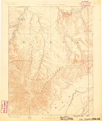 1885 Map of East Tavaputs