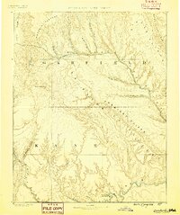 1886 Map of Escalante