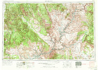 1956 Map of Escalante, UT, 1971 Print