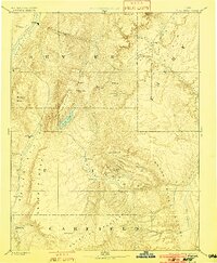 1896 Map of Antimony, UT, 1902 Print