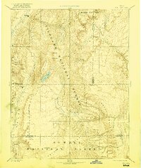 1896 Map of Fish Lake, 1921 Print