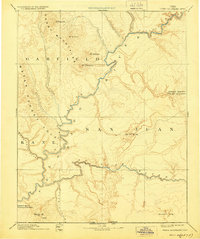 Download a high-resolution, GPS-compatible USGS topo map for Henry Mountains, UT (1928 edition)