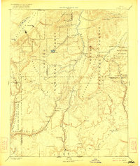 1886 Map of Kanab, 1921 Print