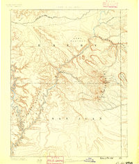 1885 Map of La Sal